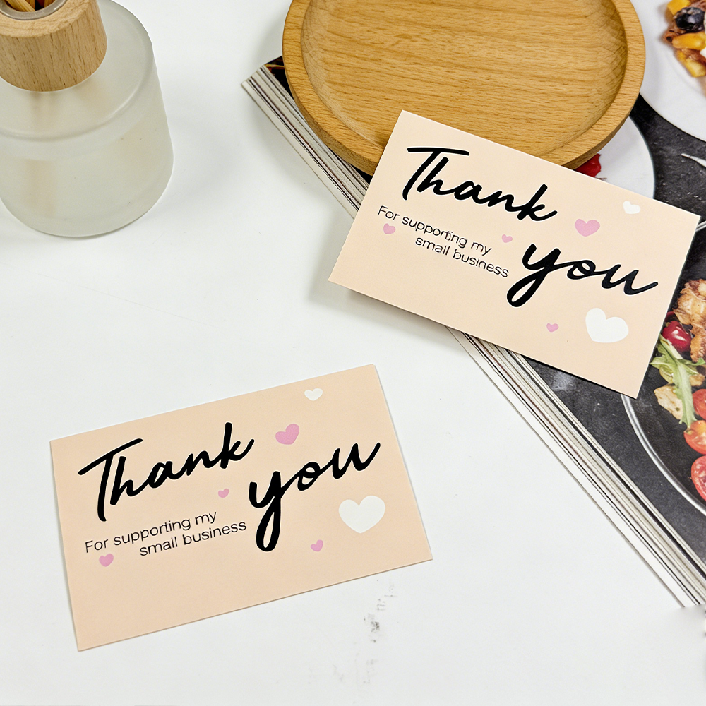 50/100pcs Thank You Cards, for - Party Event Supply Store avaliação e preço