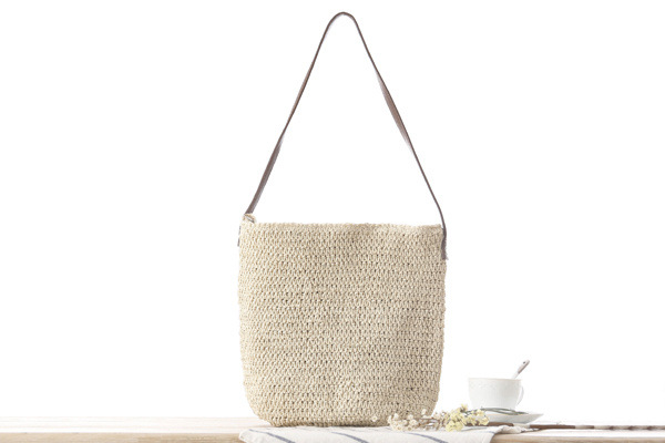 Straw Shoulder Woven Beach Sol - Paper Straw Color avaliação e preço