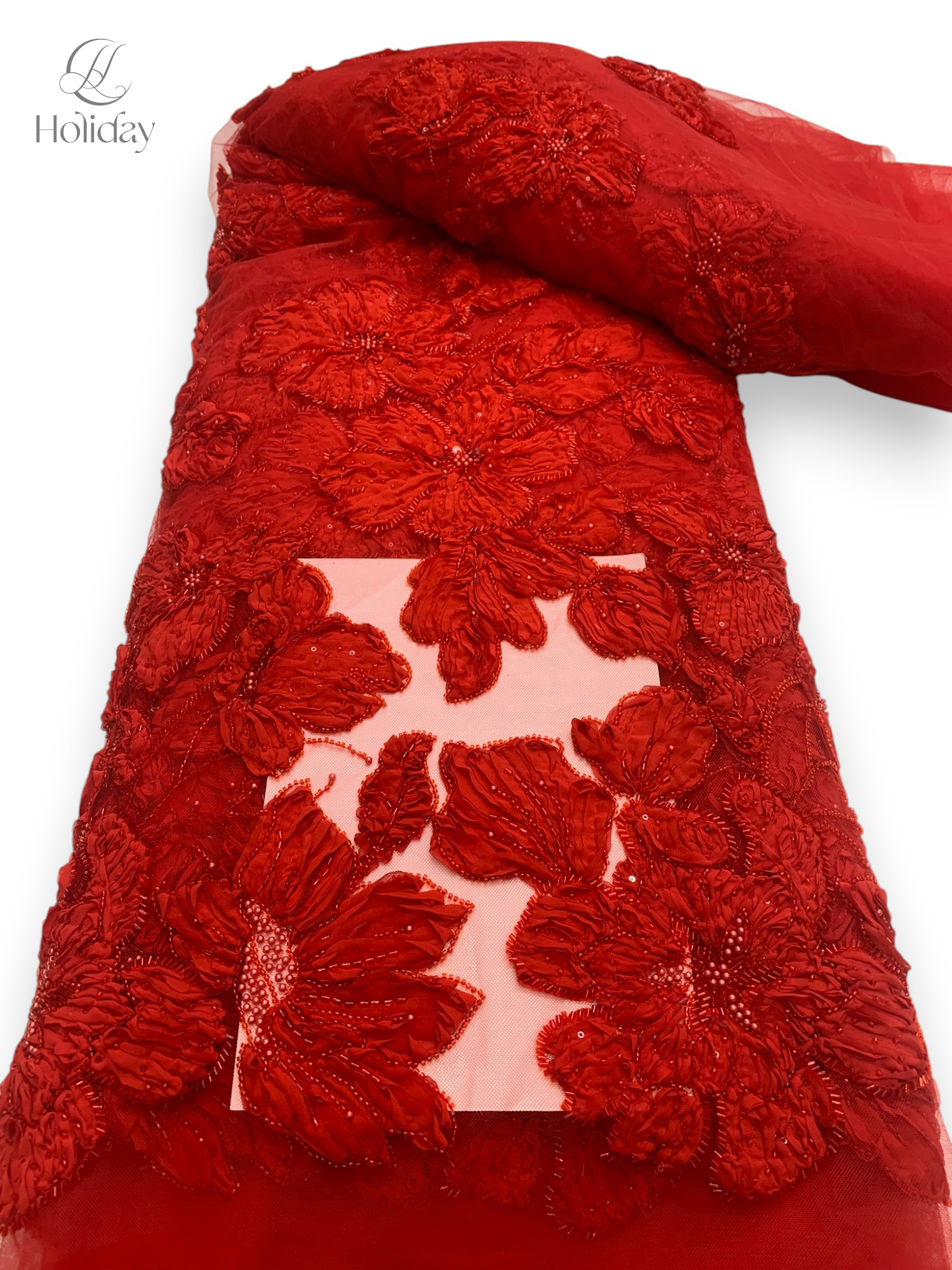 African Chiffon Tulle Lace Fab - Glitter Tablecloth avaliação e preço