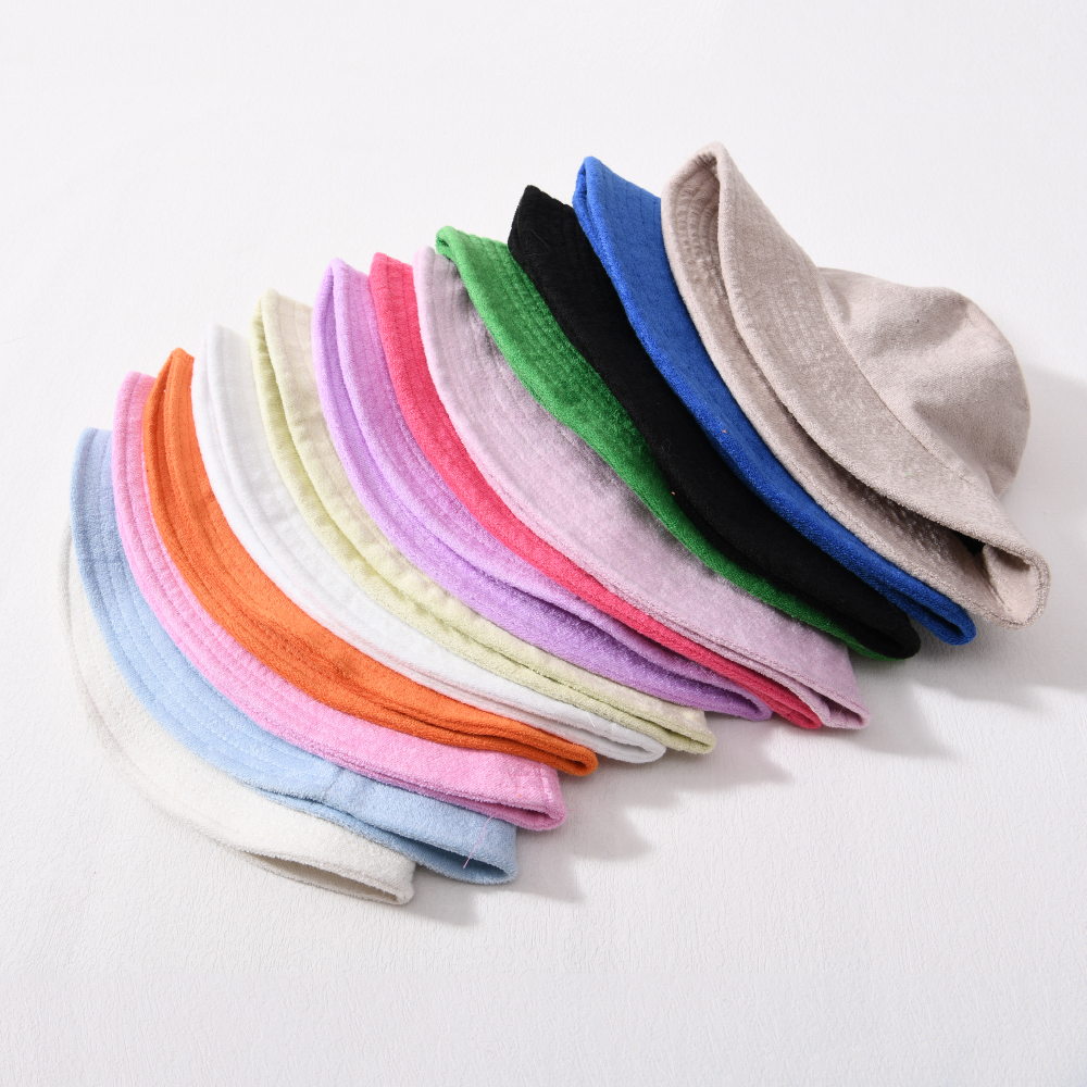 Simple Terry Cloth Towel Bucke - Cotton Candy Cone avaliação e preço