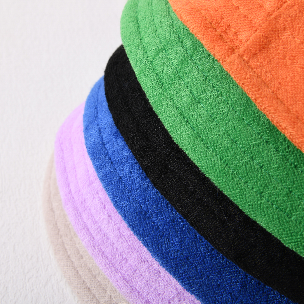 Simple Terry Cloth Towel Bucke - Cotton Candy Cone avaliação e preço