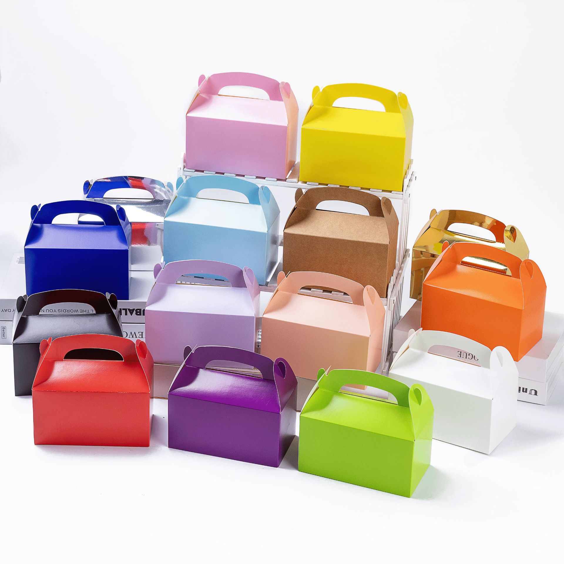 10-30pcs Gift Boxes with Handl - Event Party Box avaliação e preço