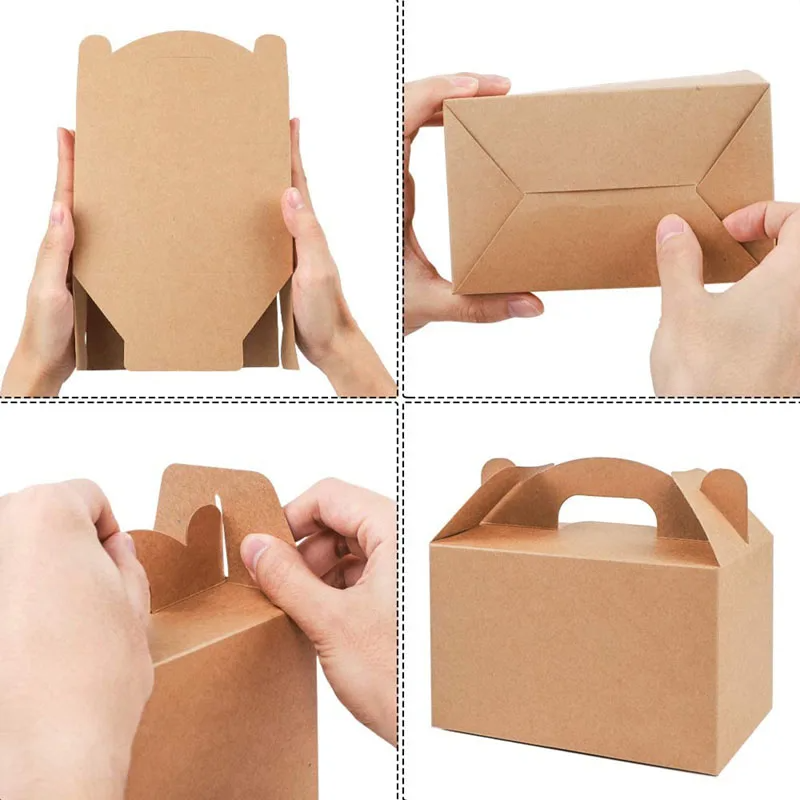 10-30pcs Gift Boxes with Handl - Event Party Box avaliação e preço