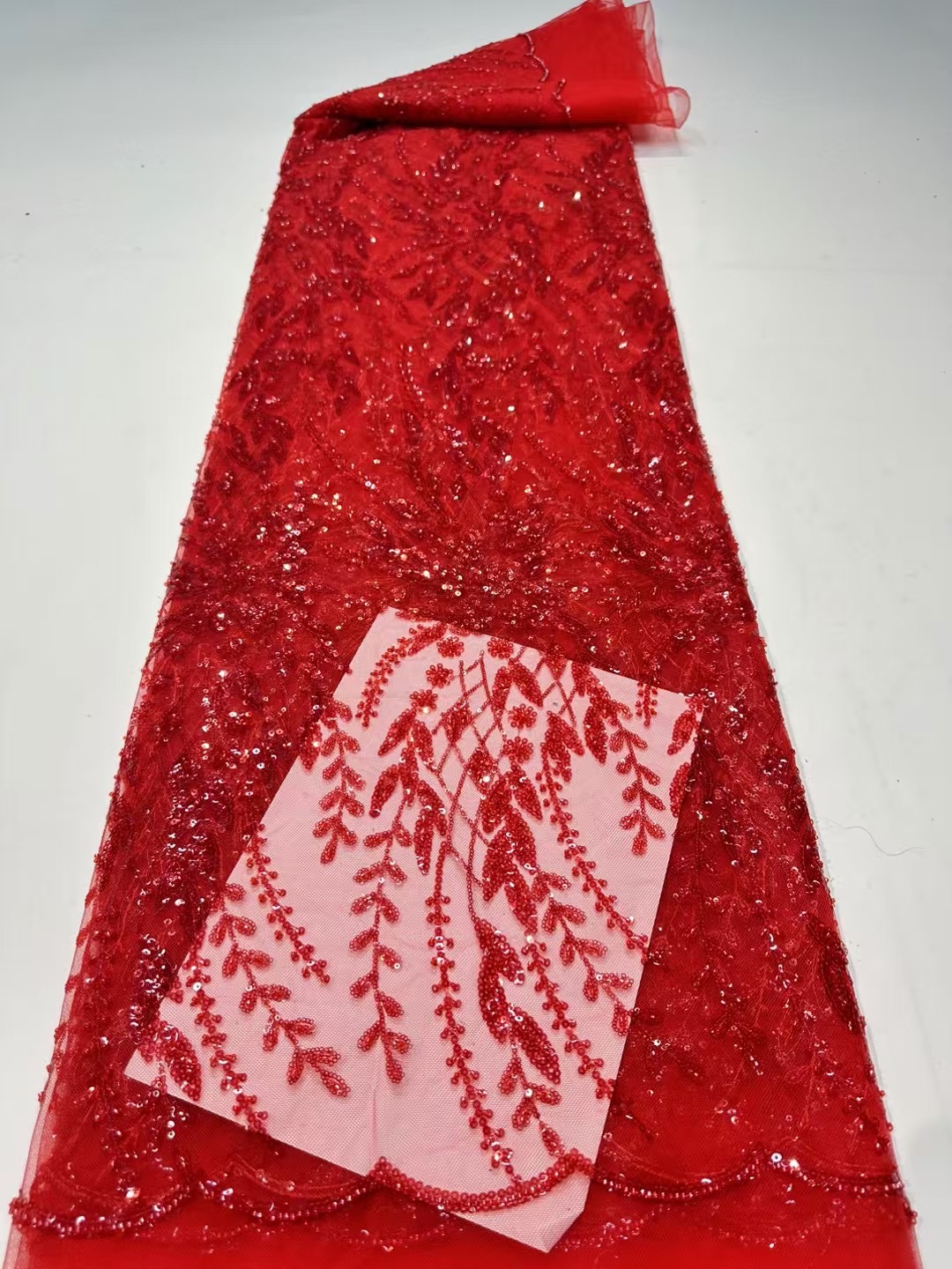 French Lace Fabrics 2026 High  - Glitter Tablecloth avaliação e preço