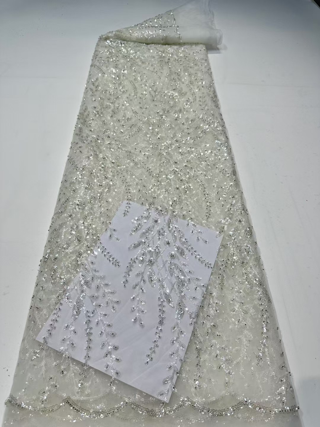 French Lace Fabrics 2026 High  - Glitter Tablecloth avaliação e preço