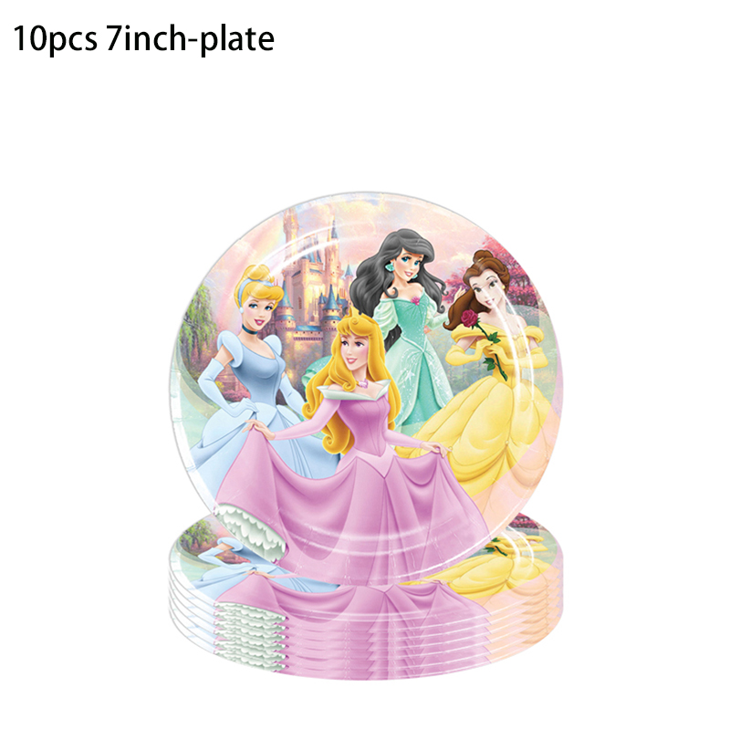 Princess Birthday Party Pink P - Table Cloth Disposable avaliação e preço