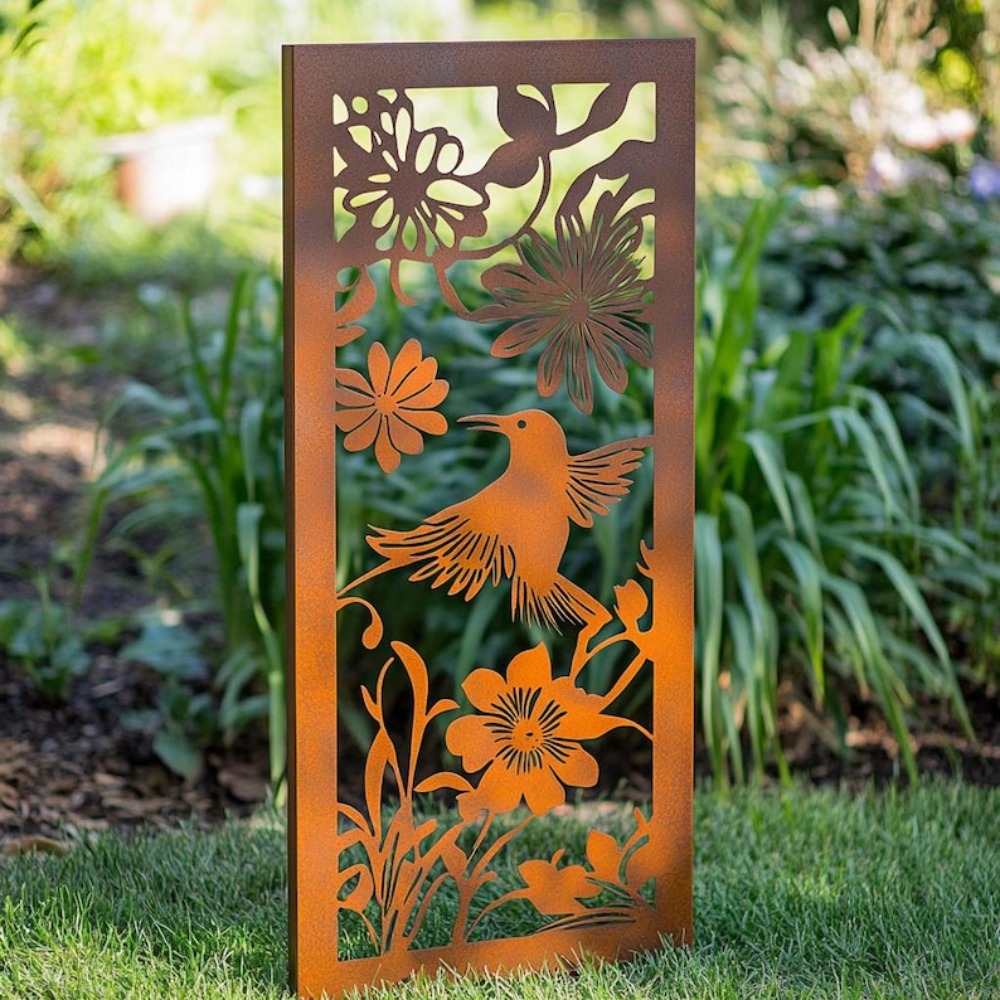Outdoor 2D Metal Garden Wall P - Flower Wall Panel avaliação e preço