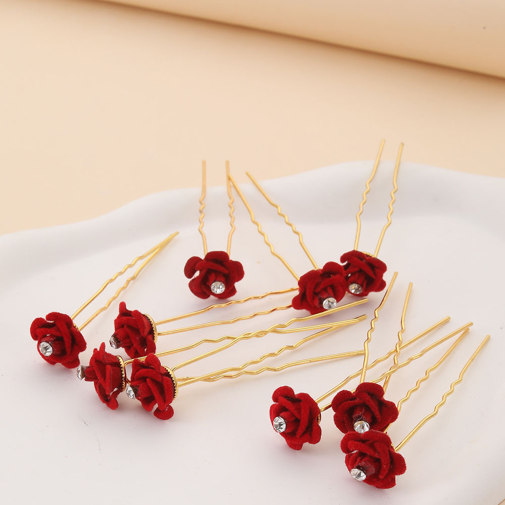 10Pcs Rose Hair Accessories We - Event Suppliers avaliação e preço
