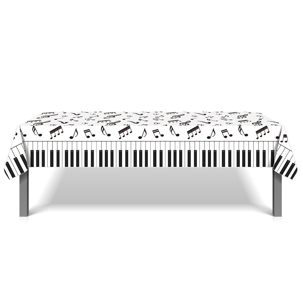 1pc Musical Note Tablecloth Di - Table Cloth Disposable avaliação e preço