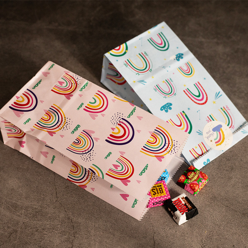 Small Paper Bags Rainbow Print - Event Party Box avaliação e preço
