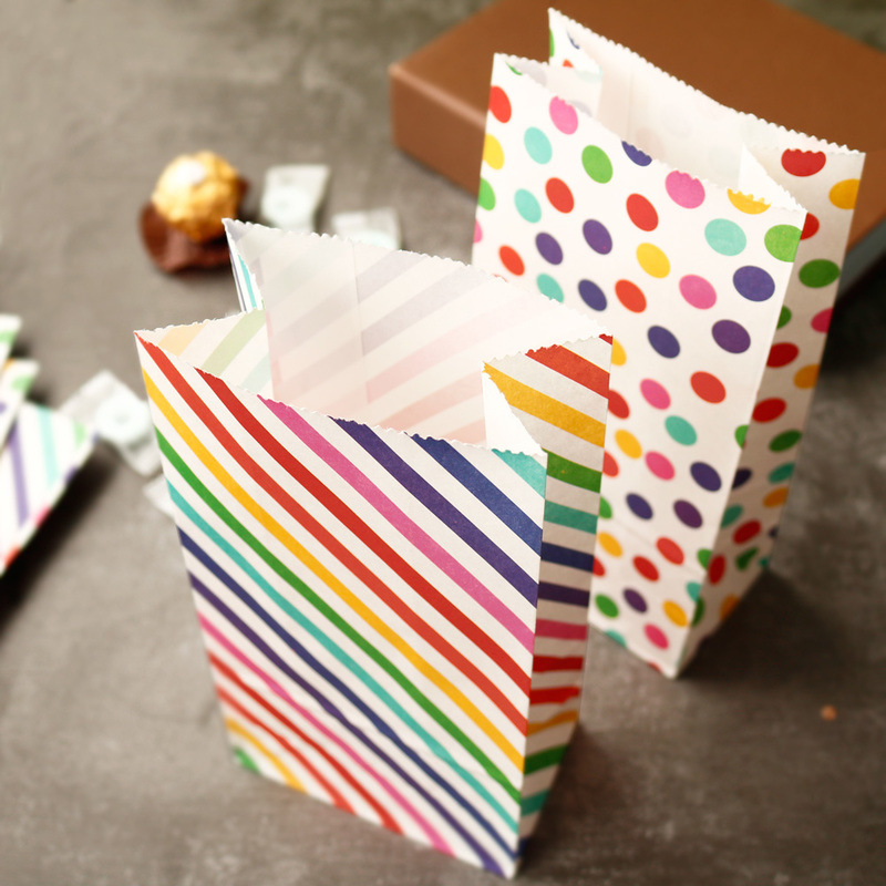 Small Paper Bags Rainbow Print - Event Party Box avaliação e preço
