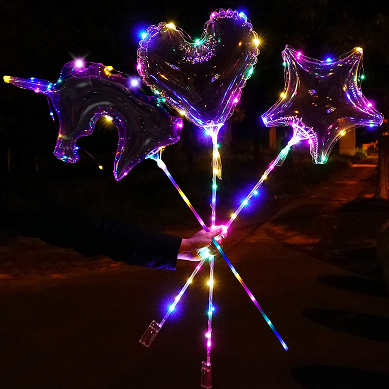 1 Set LED Clear Balloon Transp - Led Balloon Light avaliação e preço