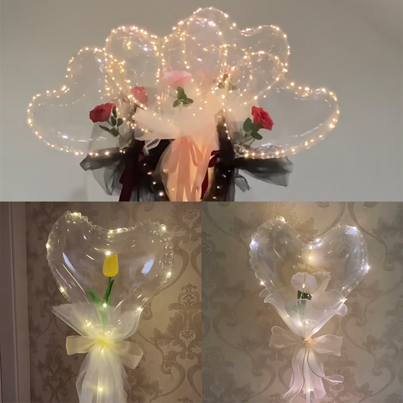 1 Set LED Clear Balloon Transp - Led Balloon Light avaliação e preço