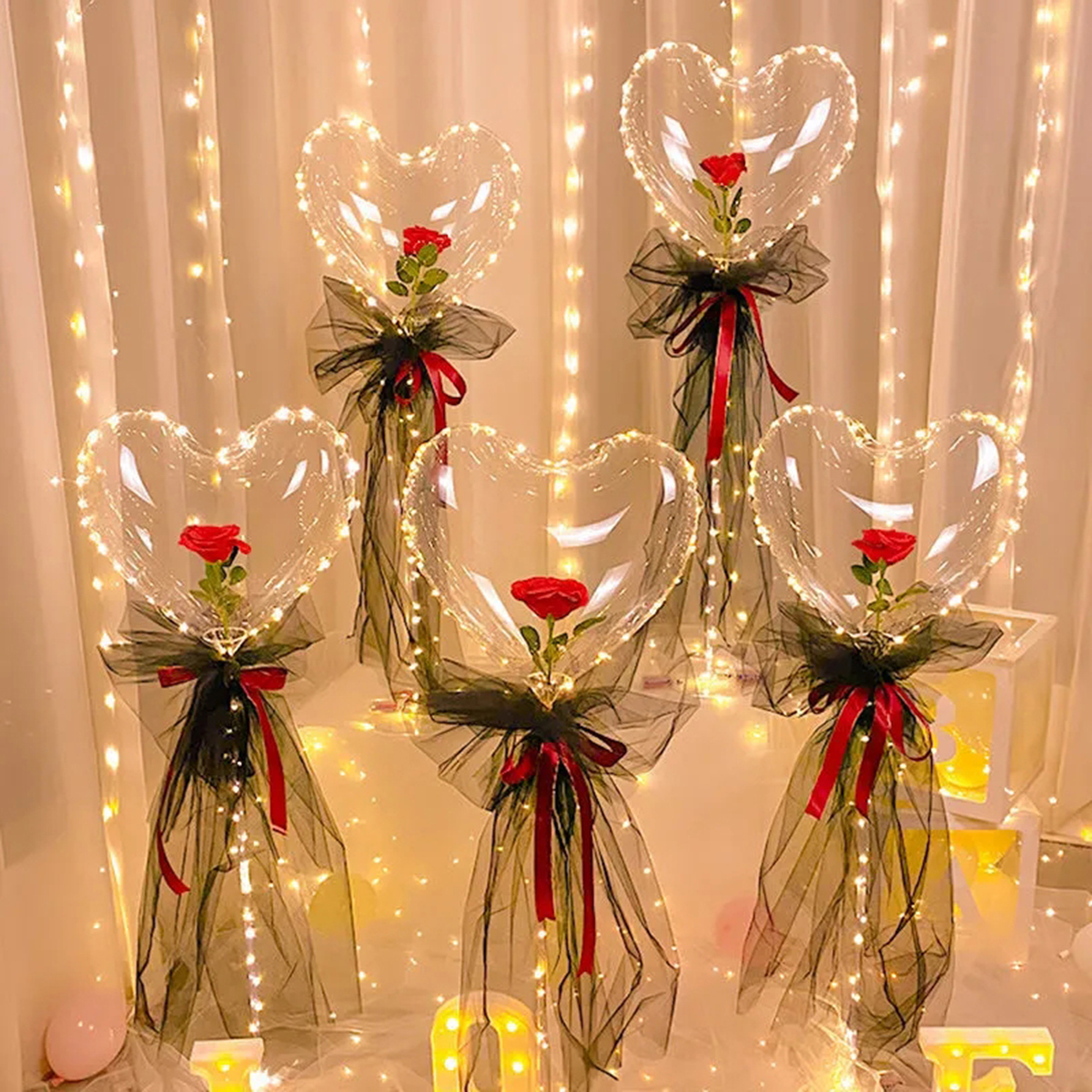 1 Set LED Clear Balloon Transp - Led Balloon Light avaliação e preço