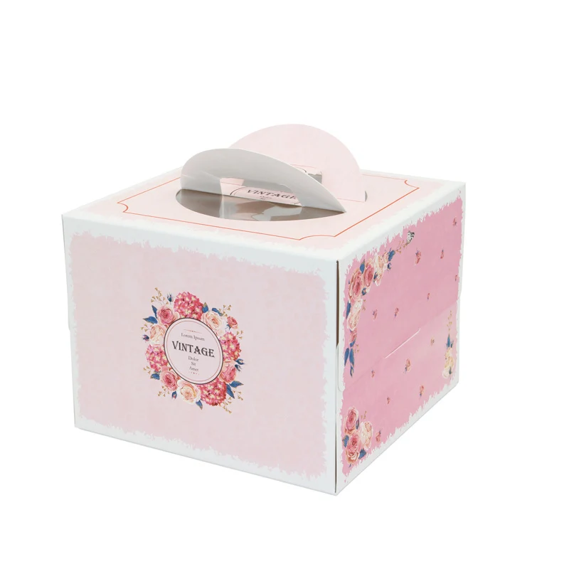 5pcs 8inch cake box with windo - Party Event Supplier avaliação e preço