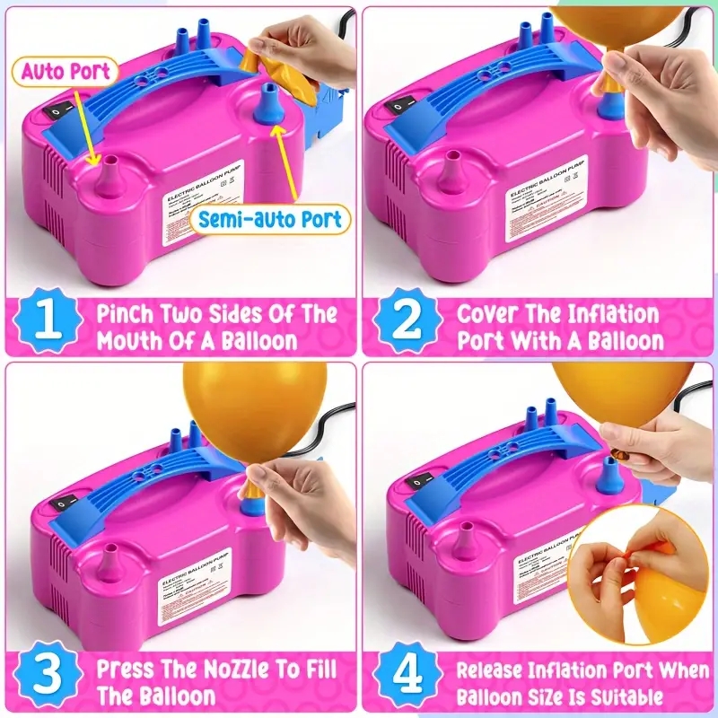 1pc, Balloon Inflatable Electr - Balloon Pump Hand avaliação e preço