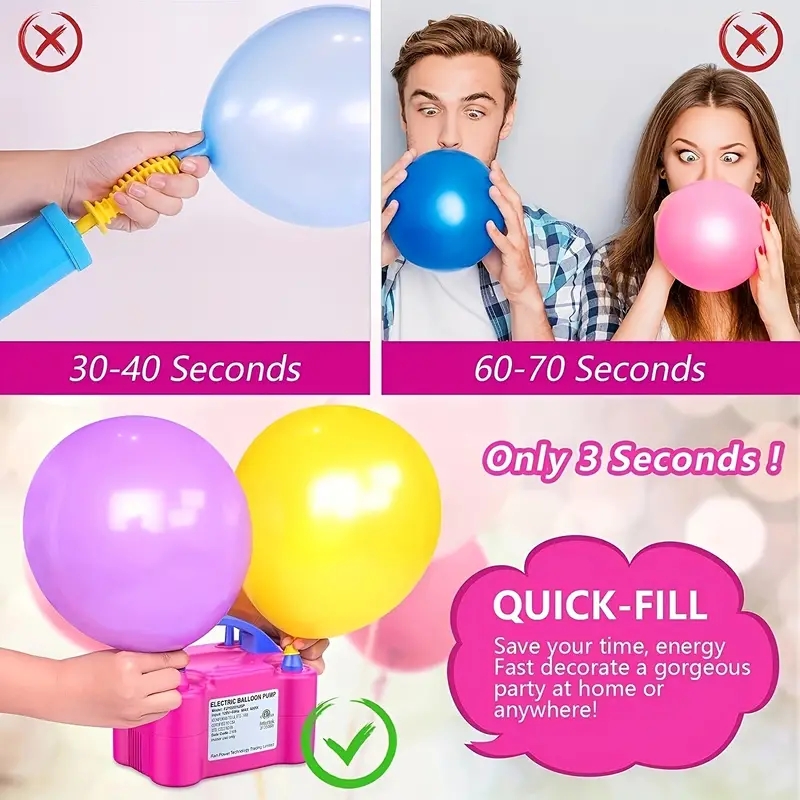 1pc, Balloon Inflatable Electr - Balloon Pump Hand avaliação e preço
