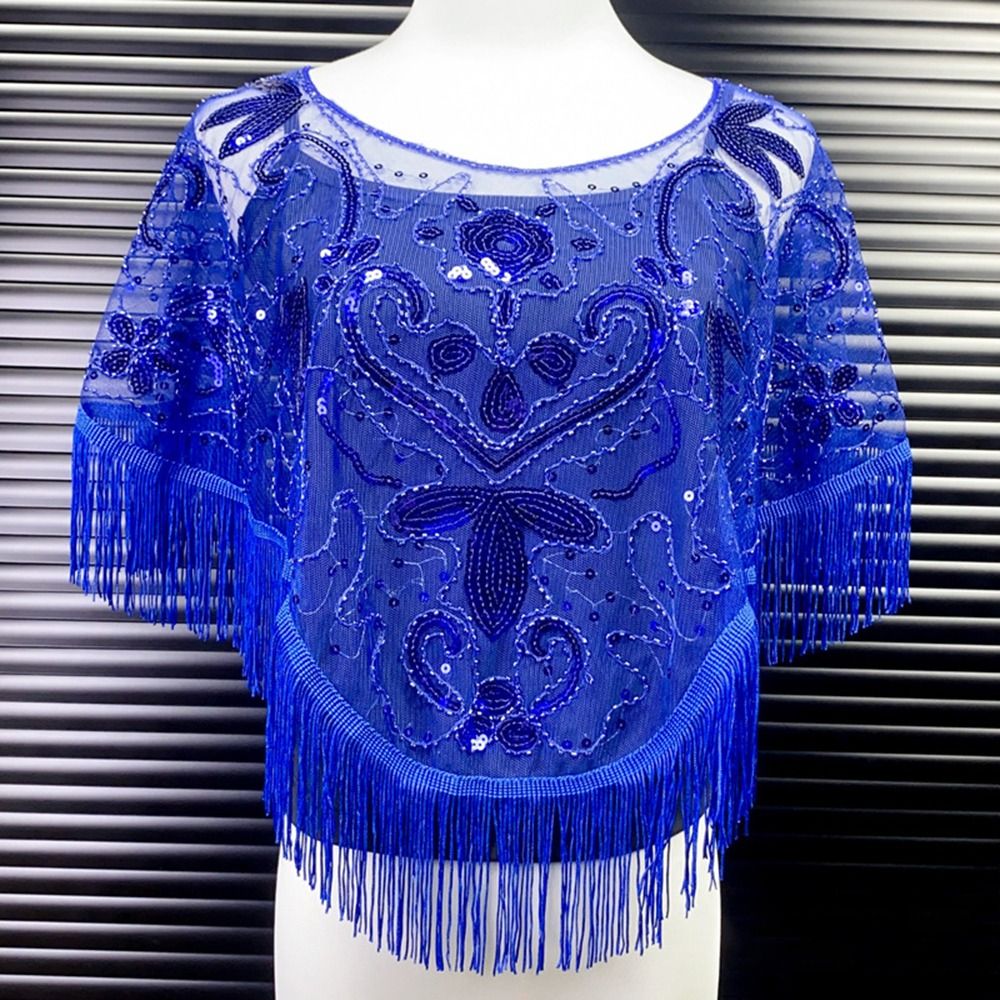 Fashion Sequin Bead Women Tull - Glitter Tablecloth avaliação e preço
