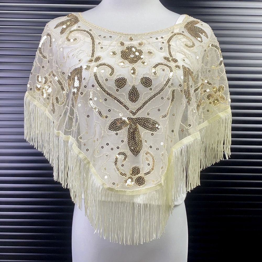 Fashion Sequin Bead Women Tull - Glitter Tablecloth avaliação e preço