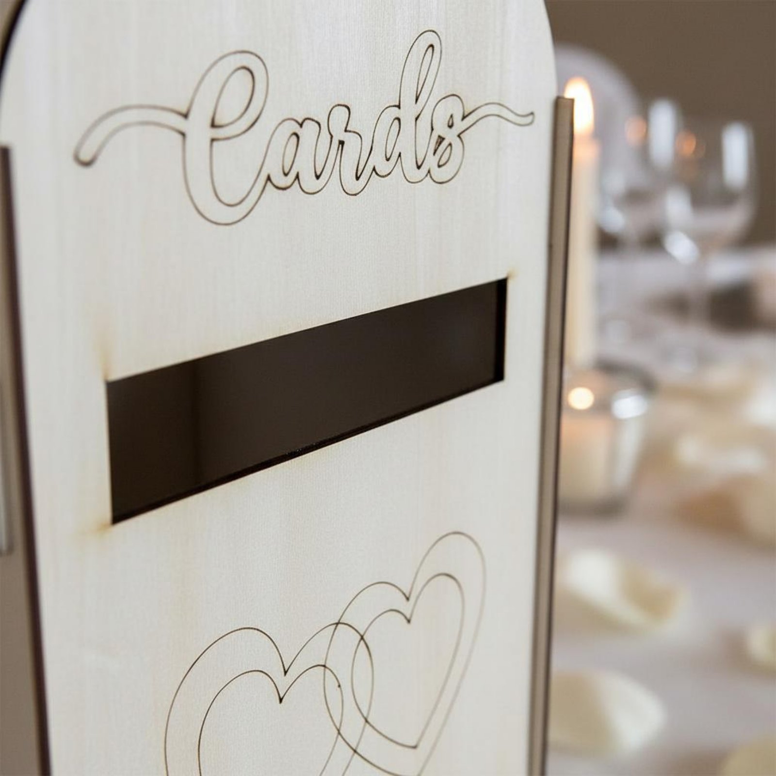 Wooden Wedding Card Box Laser  - Event Party Box avaliação e preço
