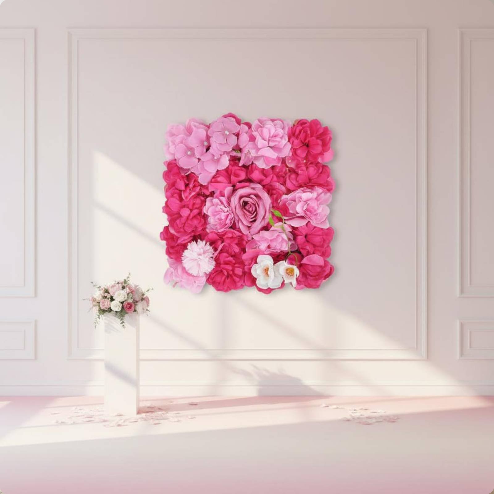 Artificial Blossom Wall Panel  - Flower Wall Panel avaliação e preço