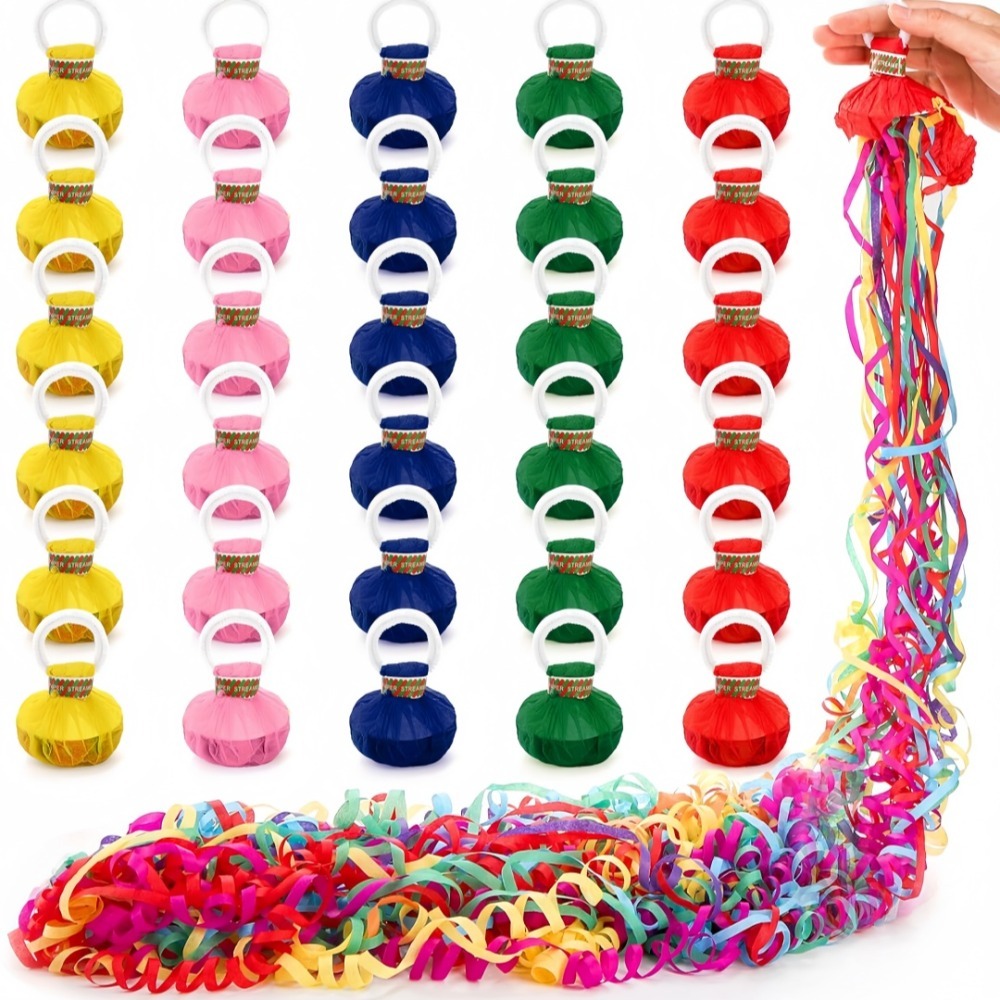10pcs Hand Throwing Ribbon Pul - Confetti Cannon Tube avaliação e preço