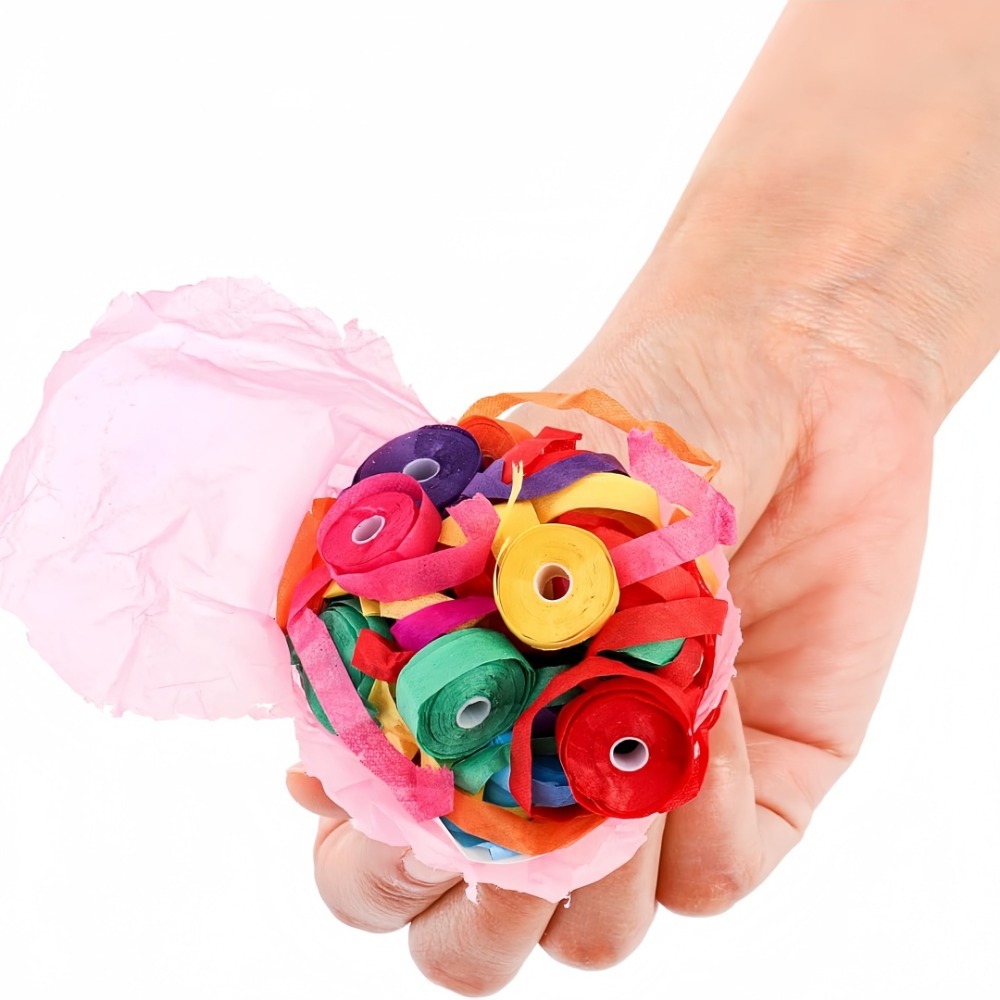 10pcs Hand Throwing Ribbon Pul - Confetti Cannon Tube avaliação e preço