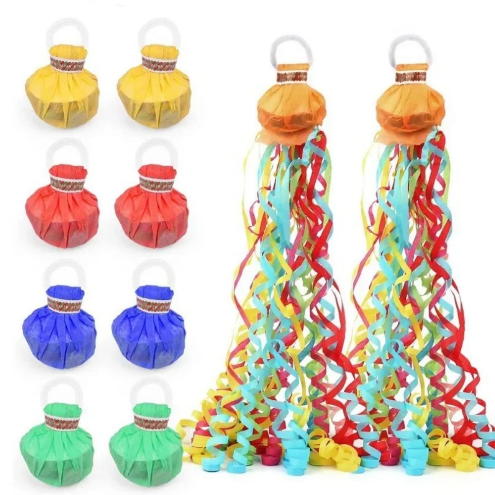 10pcs Hand Throwing Ribbon Pul - Confetti Cannon Tube avaliação e preço