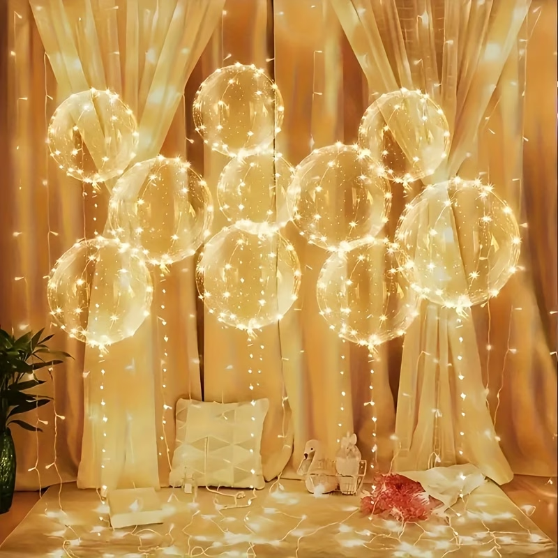 20pcs Set Bobo Balloons with L - Led Balloon Light avaliação e preço