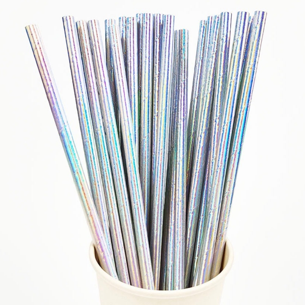 25Pcs Pearlescent Bronzing Pap - Paper Straw Color avaliação e preço