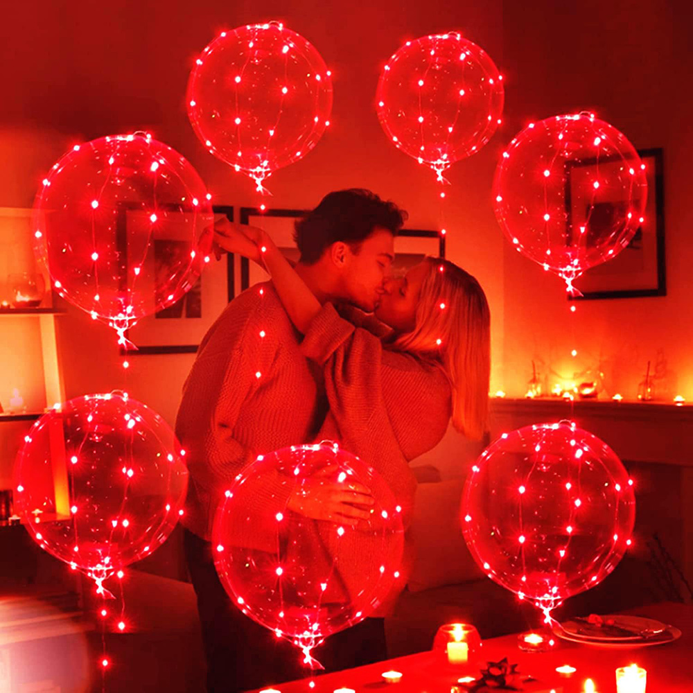 3 set Red Light Up Led Clear B - Led Balloon Light avaliação e preço