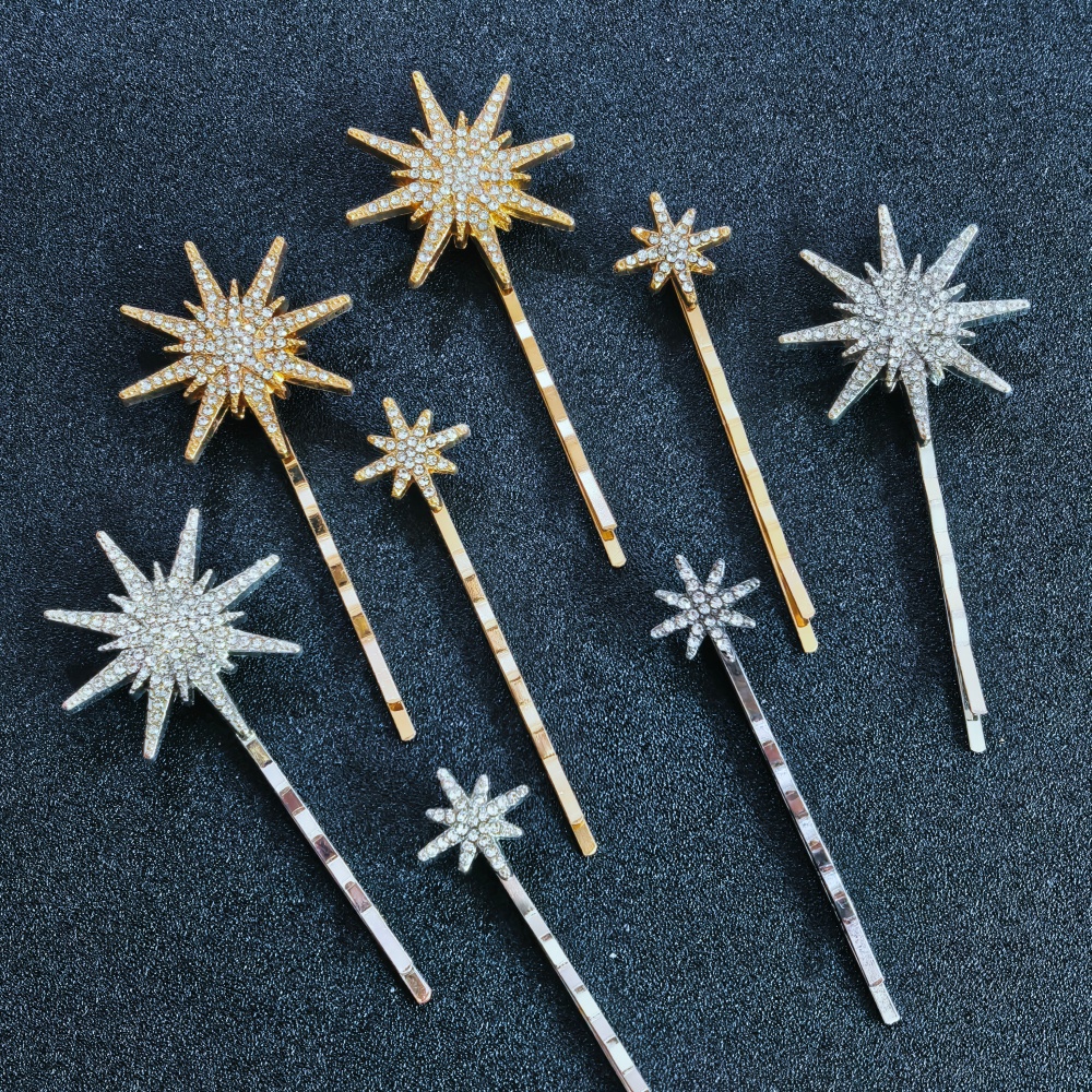3/4 pcs set Crystal Star Hairp - Event Suppliers avaliação e preço