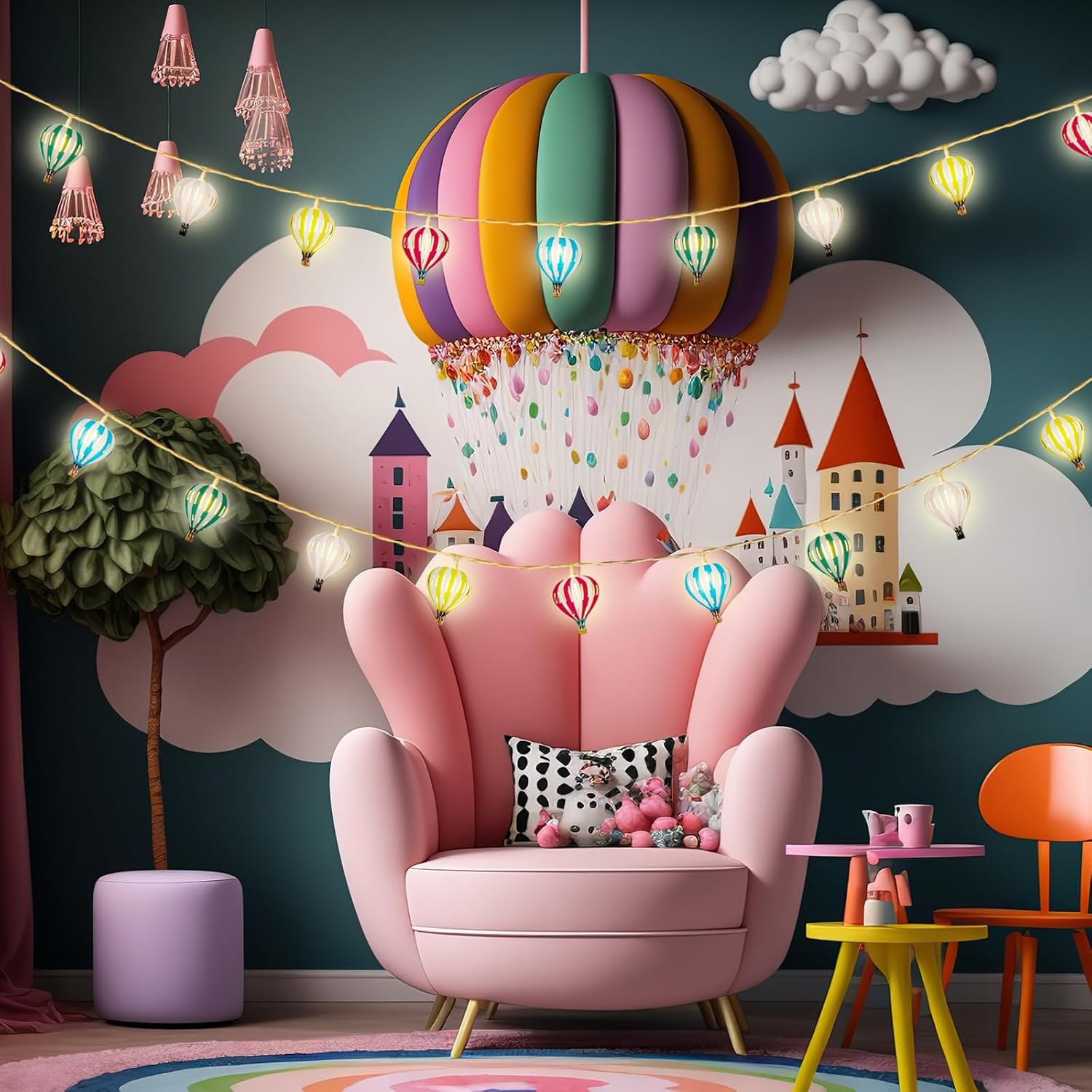 20 LED Hot Air Balloon String  - Led Balloon Light avaliação e preço