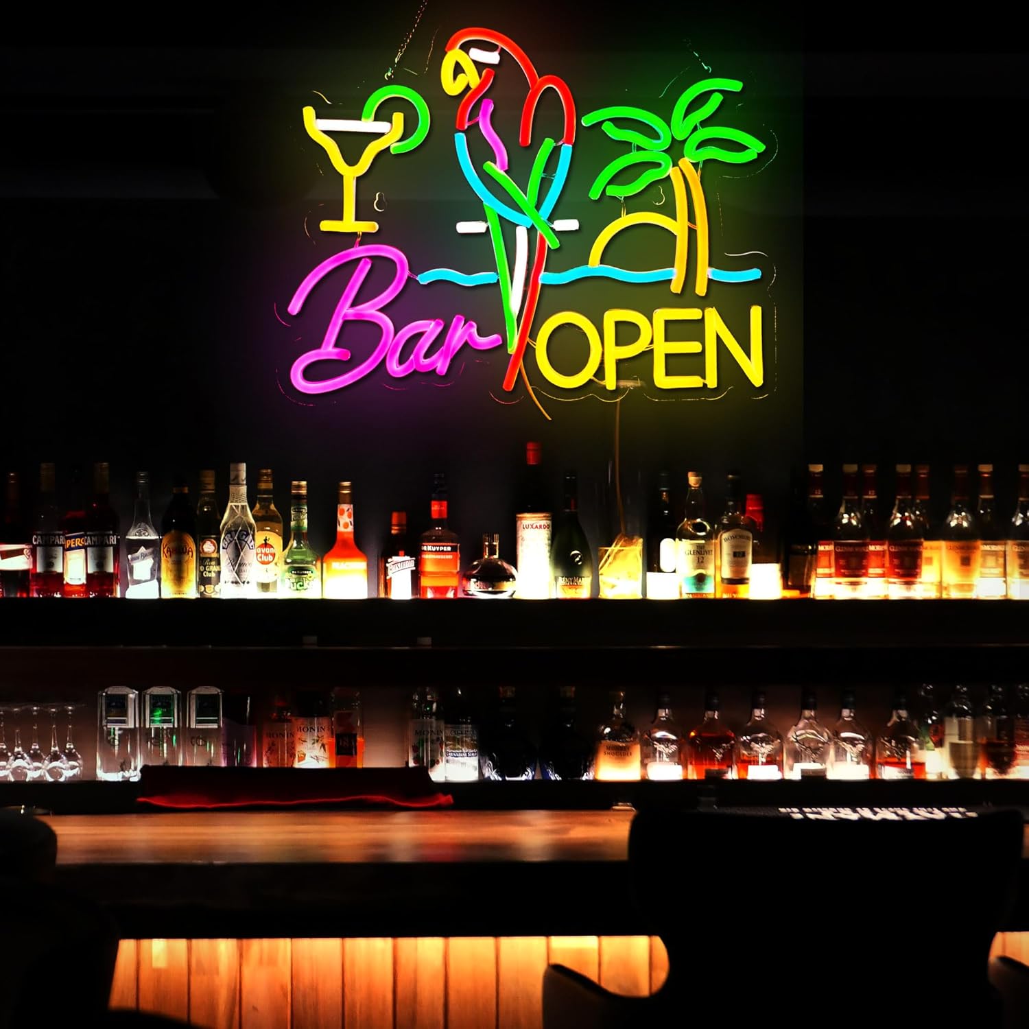 Bar Open Neon Sign Business Ar - Neon Sign Party avaliação e preço