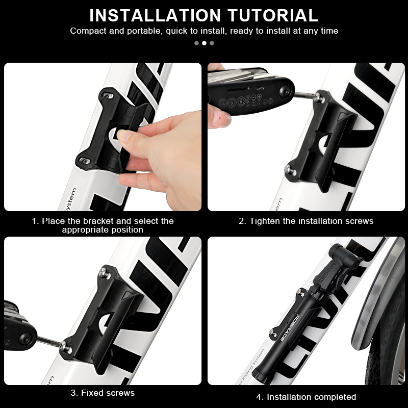 RIDERACE Bicycle Pump Portable - Balloon Pump Hand avaliação e preço