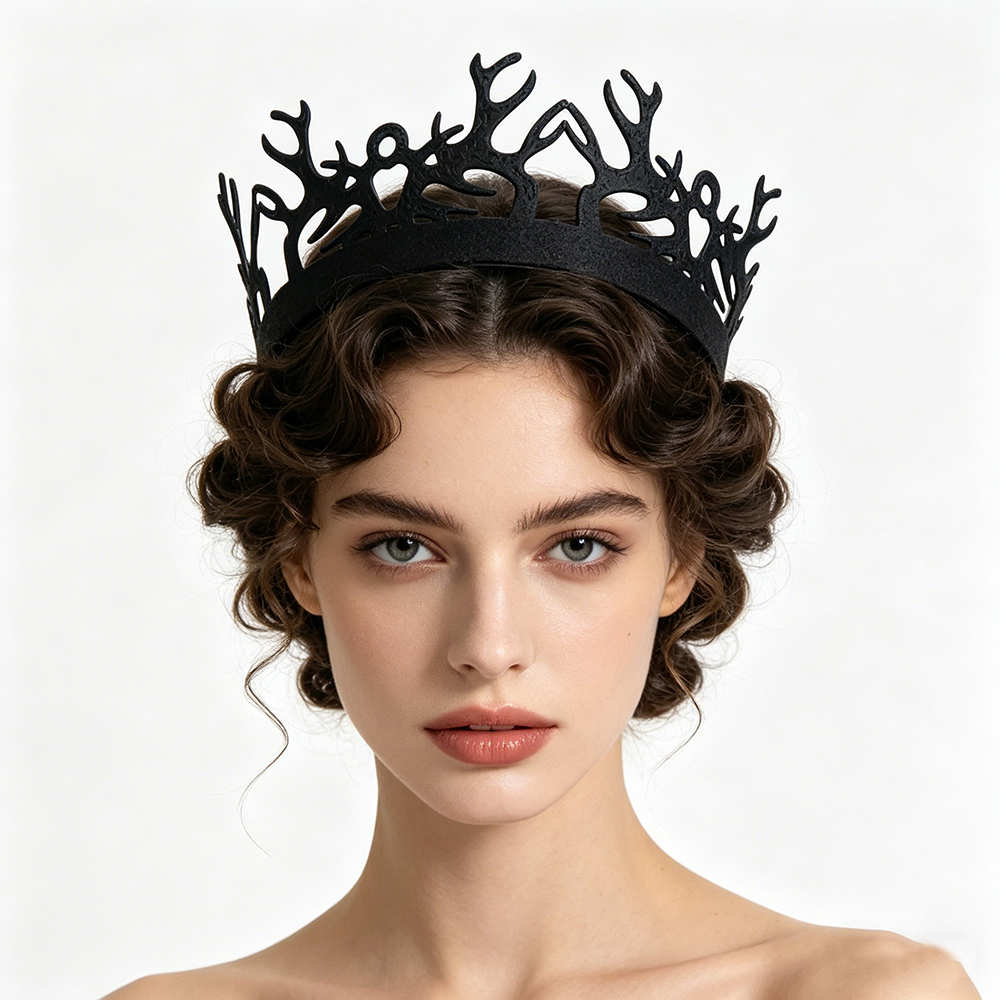 1pc Fashion Black Gothic Antle - Event & Party Supply avaliação e preço