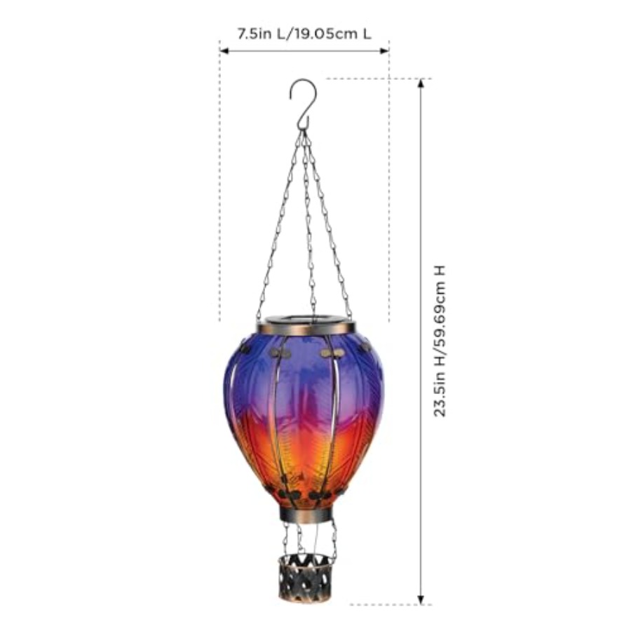 23.5 Inch Hot Air Balloon Sola - Led Balloon Light avaliação e preço