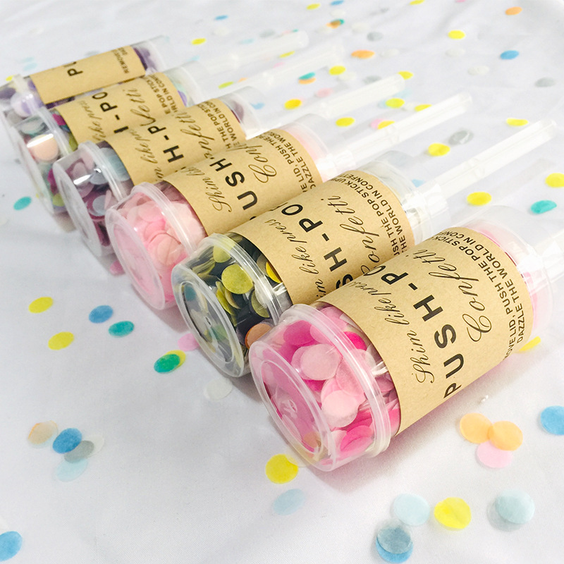 2pcs Multicolor Paper Scrap Fo - Confetti Cannon Tube avaliação e preço