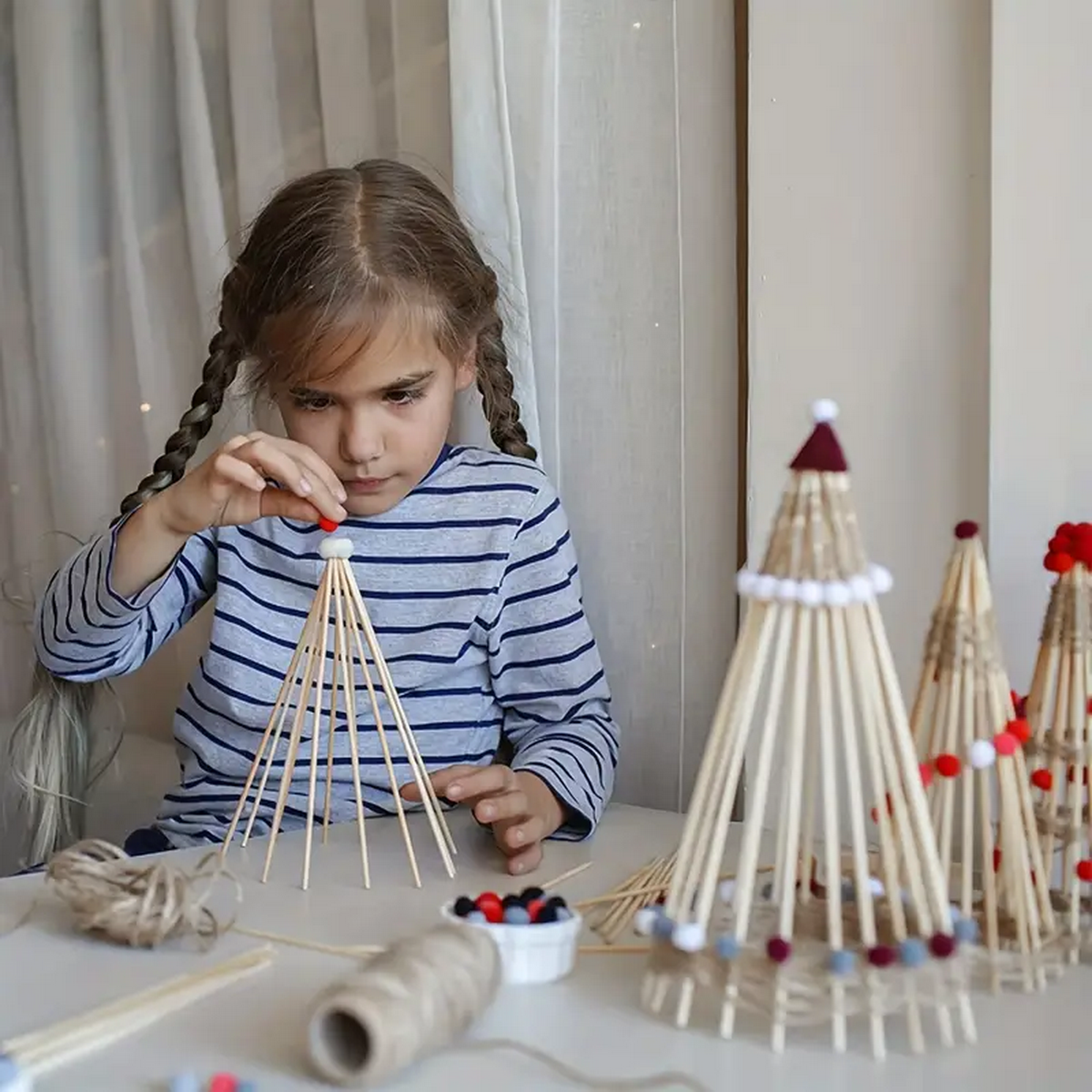 DIY Bamboo Sticks 50/100pcs Na - Cotton Candy Cone avaliação e preço