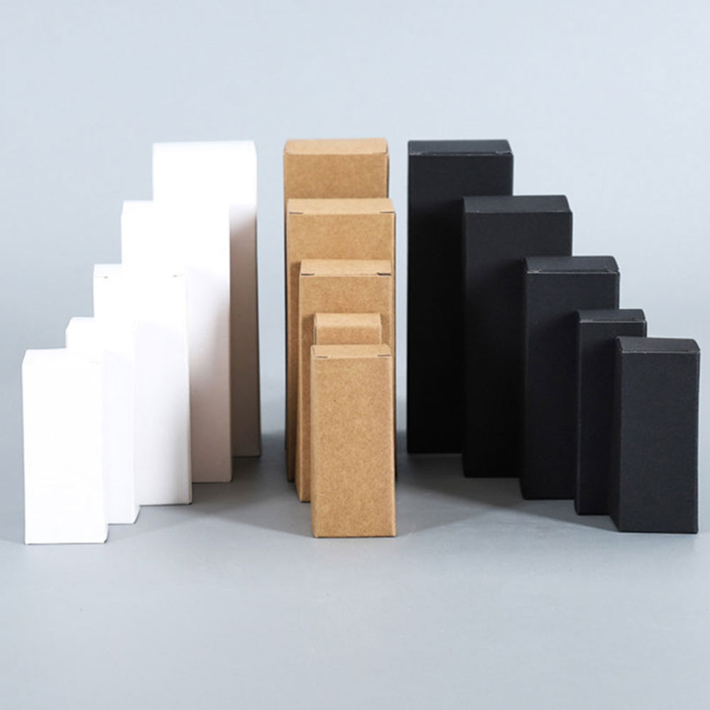 100pcs Blank Kraft Handmade So - Event Party Box avaliação e preço