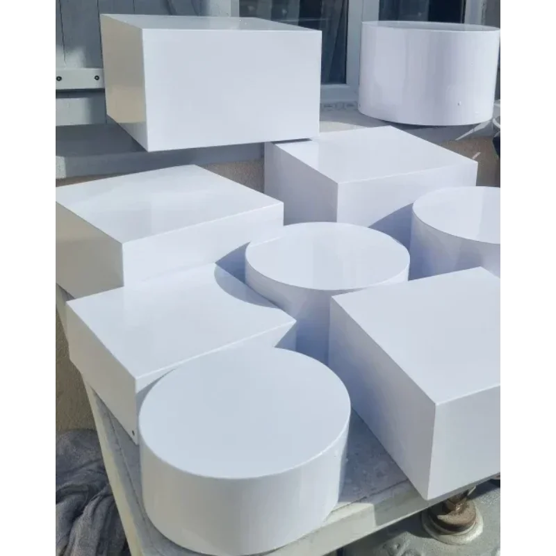White Column Flower Vase 10pcs - Dessert Table Backdrop avaliação e preço