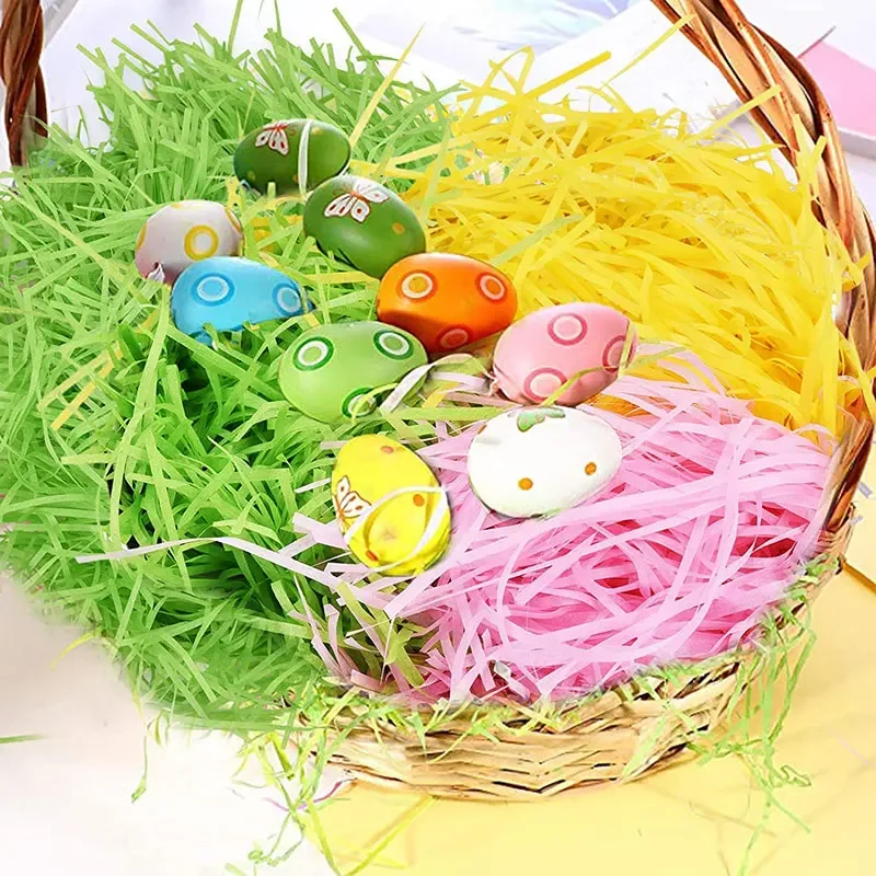 100g raffi Colorful Shredded C - Paper Straw Color avaliação e preço