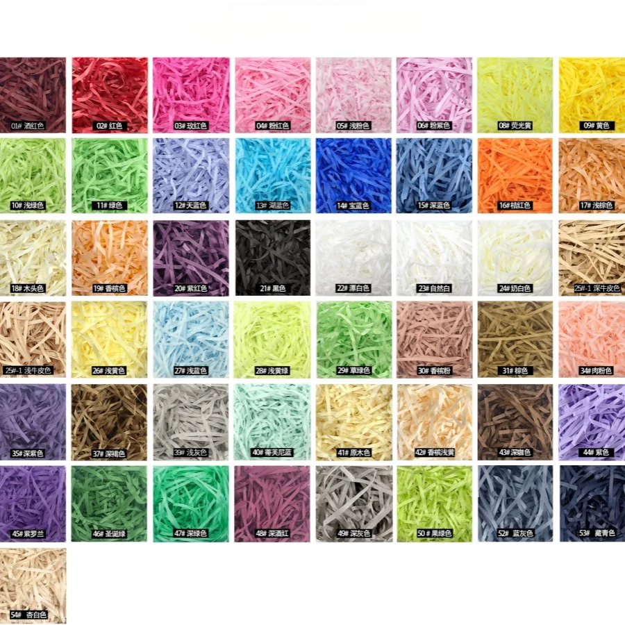 100g raffi Colorful Shredded C - Paper Straw Color avaliação e preço