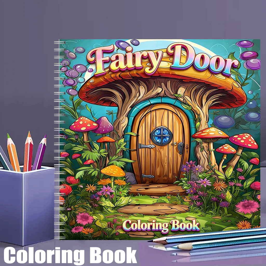 Coloring Book Fairy Door for A - Supply Event avaliação e preço
