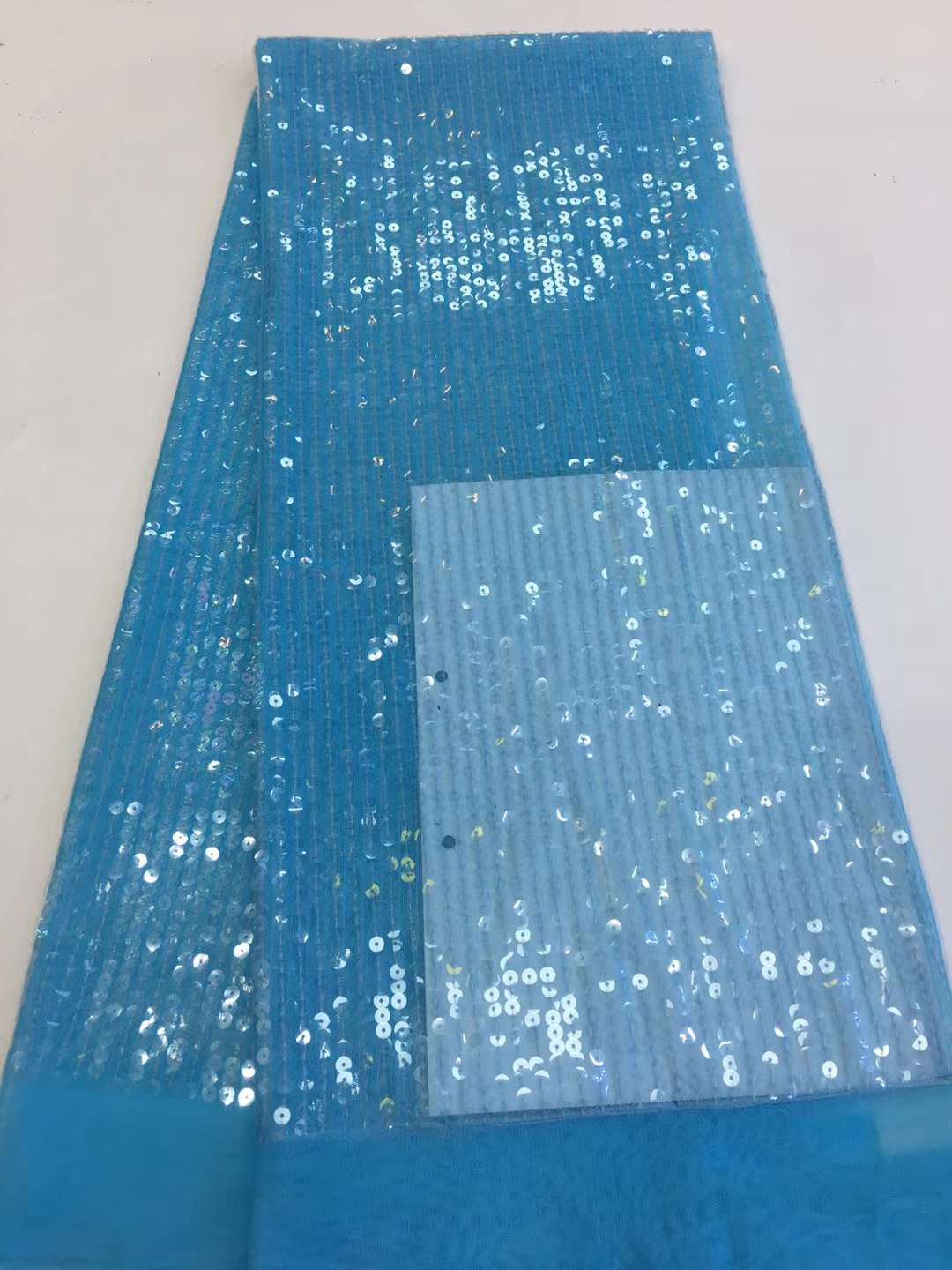 African Sequins Tulle Lace Fab - Glitter Tablecloth avaliação e preço