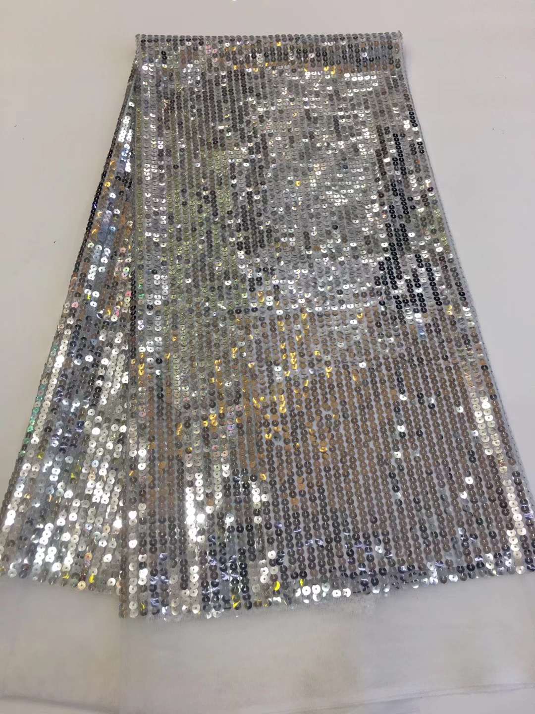 African Sequins Tulle Lace Fab - Glitter Tablecloth avaliação e preço