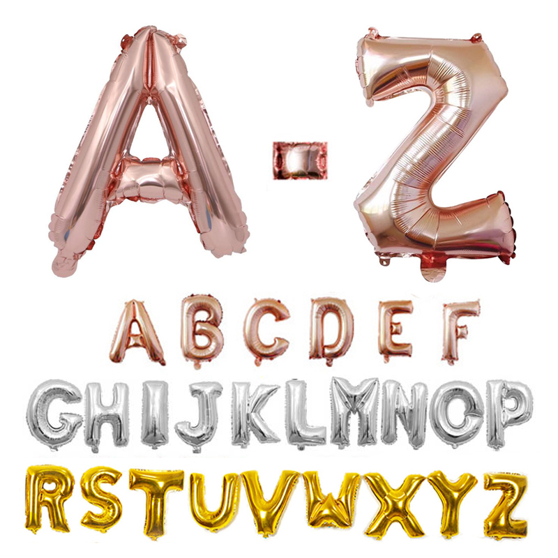 16 32 40 Inch Foil Letter Ball - Event Z avaliação e preço