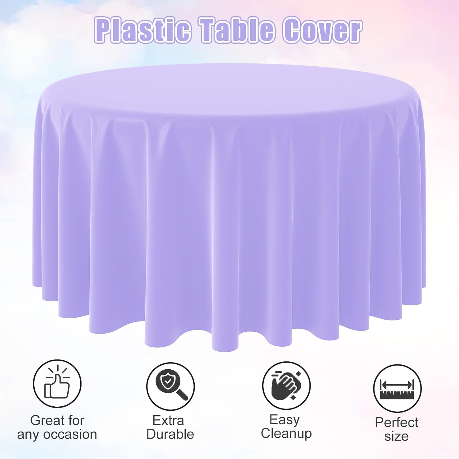 Disposable Round Solid Color T - Table Cloth Disposable avaliação e preço