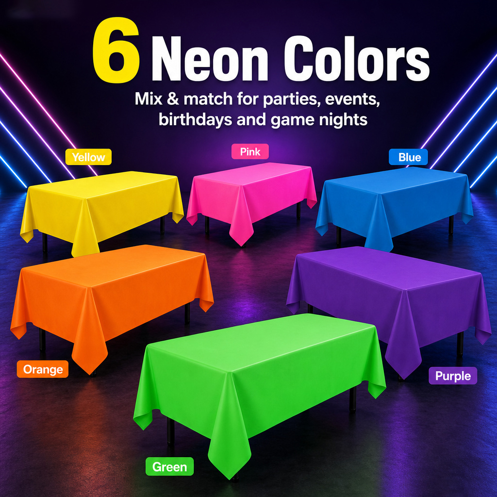 Thickened Macaron Fluorescent  - Table Cloth Disposable avaliação e preço