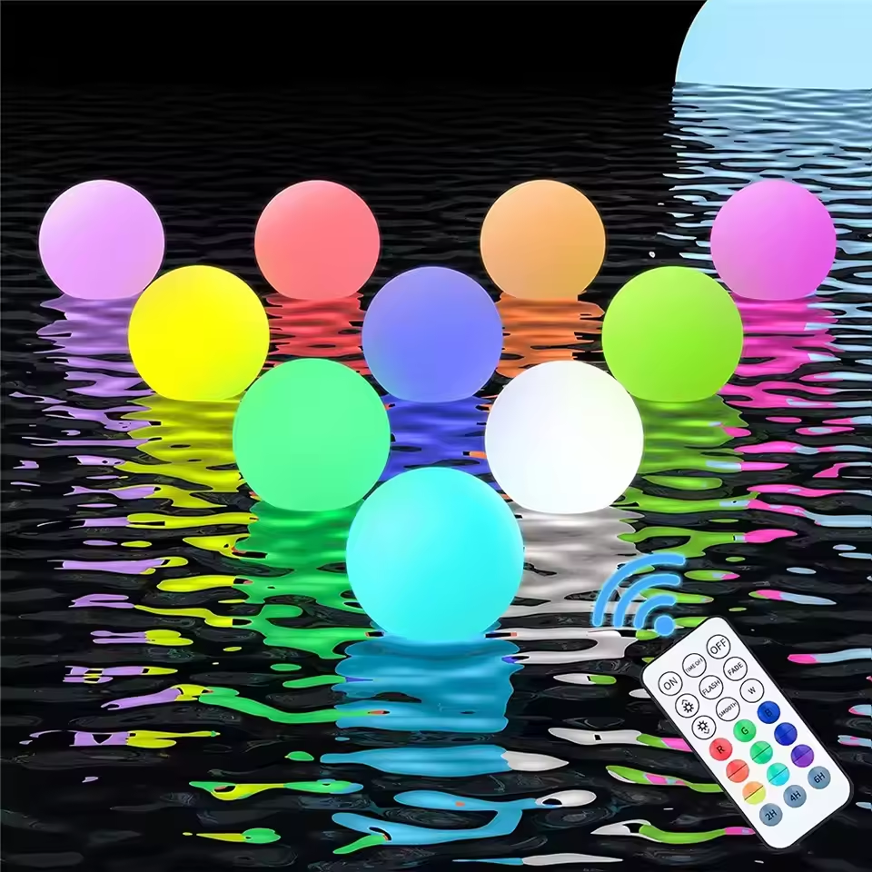 1-5PCS Floating Pool Lights wi - Led Balloon Light avaliação e preço